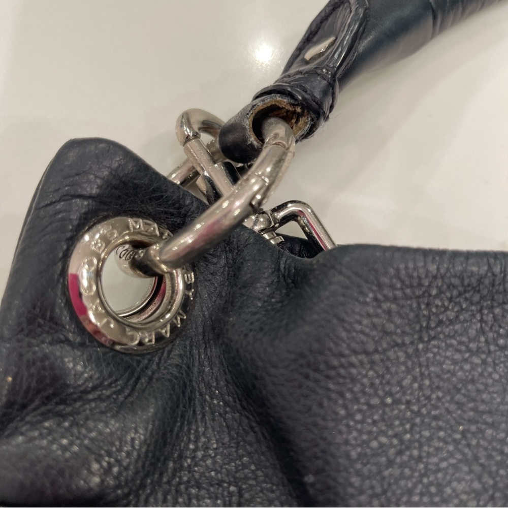 Gently used Marc by Marc Jacobs black leather hobo purse - Picture 10 of 16
